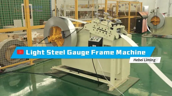 Light Gauge Steel Framing Machine in Steel Frame and Purlin