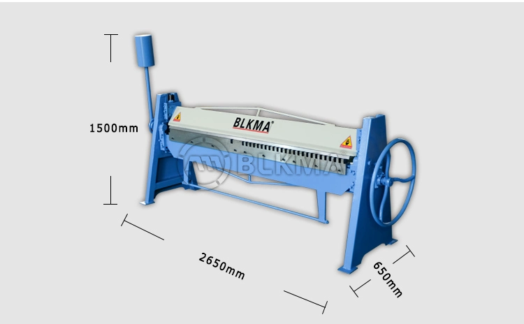 Manual Rectangular Duct Sheet Folding Machine/Air Ventilation Tdf Sheet Curving Machine From Blkma Factory