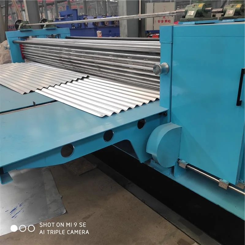 3.2 Meter/4meters/6meters Horizontal Barrel Corrugated Roofing Tile Sheet Roll Forming Machine