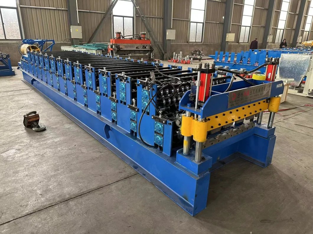 Ibr Trapezoidal Galvanized Roofing Sheet Roll Forming Machine From Botou Factory